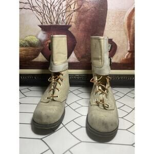 WW US Military Extreme Cold Weather Wool Double Buckle Boots 11.5